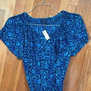 NWT Talbots Size L Floral Viscose Dress